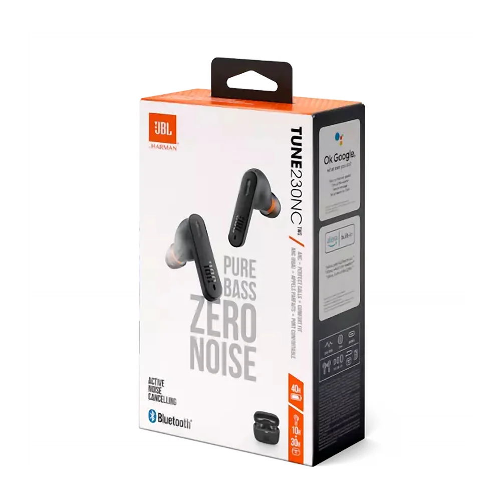 JBL Tune 230NC TWS, Active Noise Cancellation Earbuds with Mic, Massive 40 Hrs Playtime with Speed Charge
