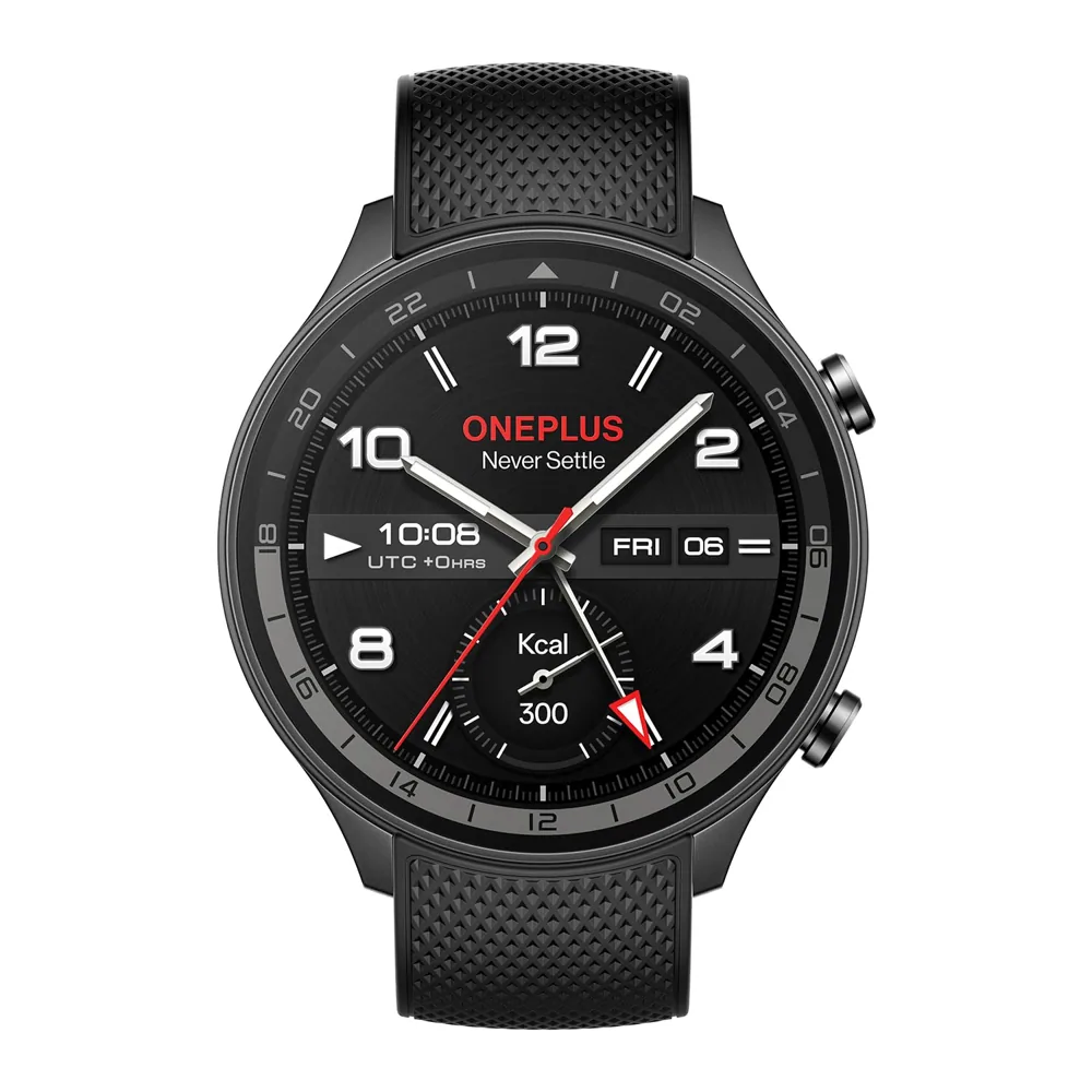 OnePlus Watch 2R with Wear OS 4 by Google,Snapdragon W5 Chipset,Upto 100hrs Battery Life,1.43’’ AMOLED Display,100+ Sports Mode,Dual Frequency GPS,5 ATM,IP68 & BT Calling
