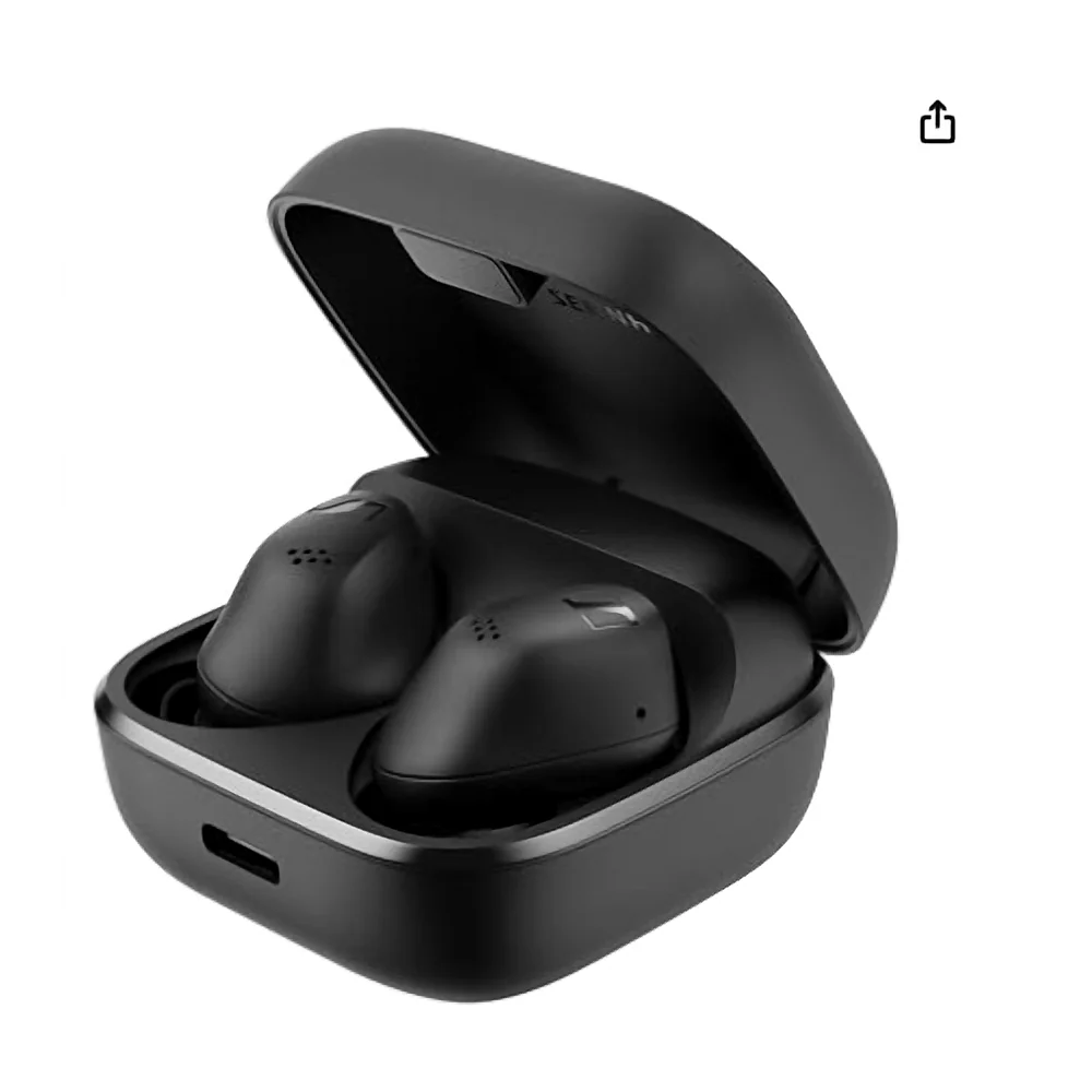 Sennheiser ACCENTUM True Wireless Earbuds, BT v5.3 Auracast & LE Audio, TrueResponse Drivers, Hybrid ANC + Transparency Mode, 28 Hr Battery