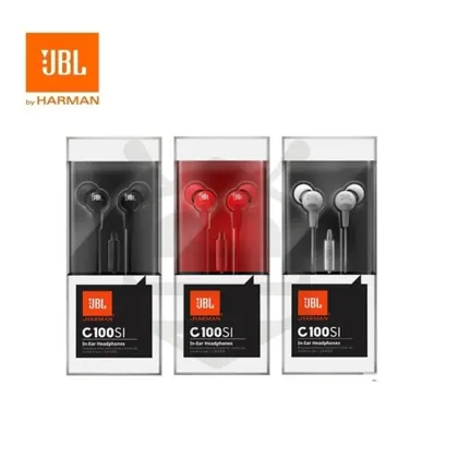 JBL C100SI In-Ear Headphones with Mic