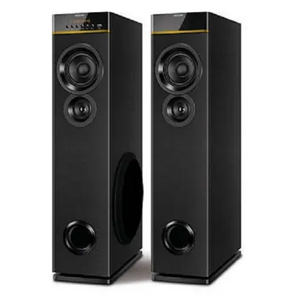Philips Audio Spa9080B Bluetooth Multimedia Tower Speakers (Black)